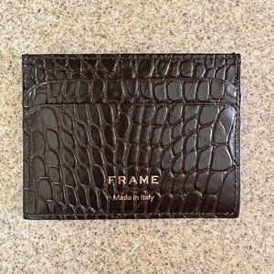 Frame Card Holder in Brown